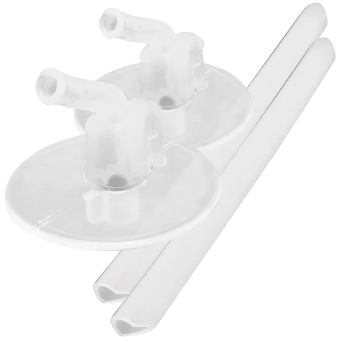 Alt View 1. Thermos - Thermos Funtainer Replacement Straws 2-Pack for F410/F401 - Clear - Clear.