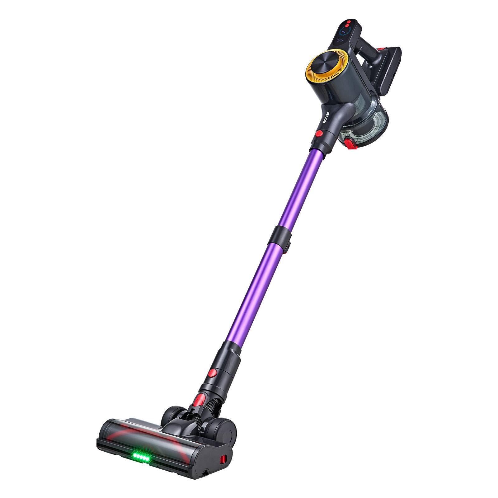 Alt View 5. VEVOR - Cordless Vacuum Cleaner 500W 50kPA Cordless Stick Vacuum Cleaner, For Home Hard Floor Carpet Pet Hair, 45-Min Runtime - Black;Gold;Purple.