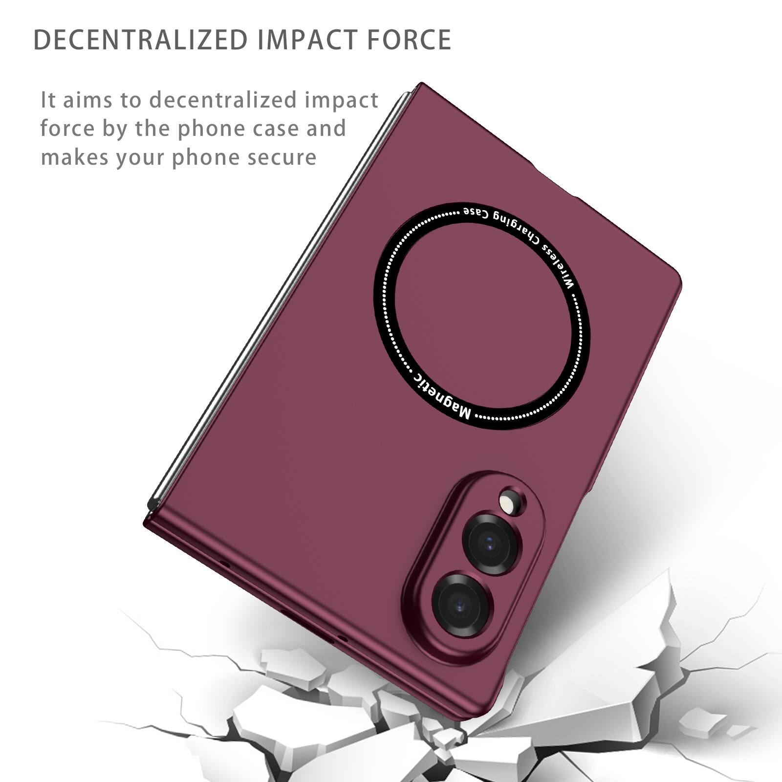DECENTRALIZED IMPACT FORCE

It aims to decentralized impact force by the phone case and makes your phone secure

Case Charging Wireless Magnetic