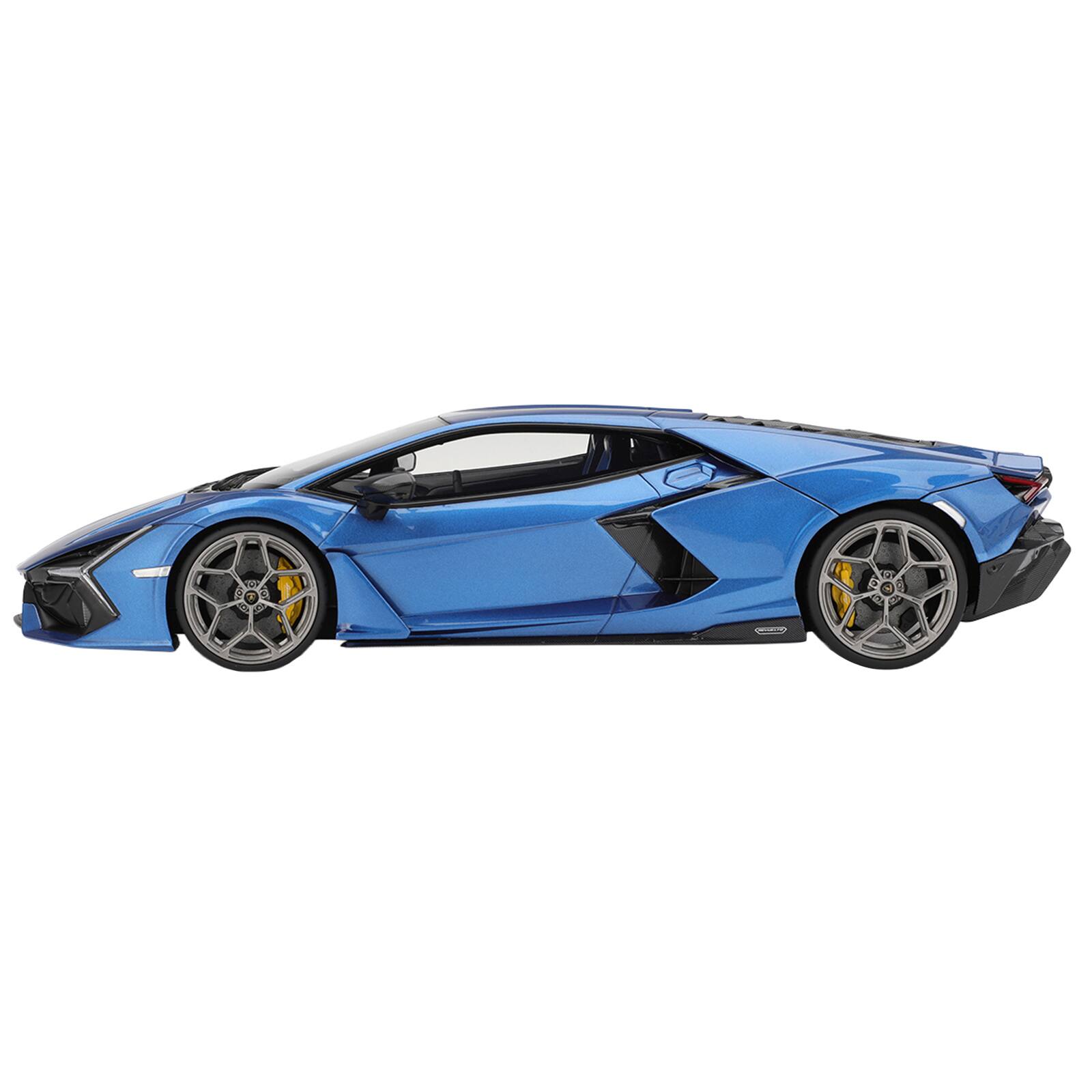 Alt View 2. Top Speed - Lamborghini Revuelto Blu Eleos Blue Metallic 1/18 Model Car by Top Speed.