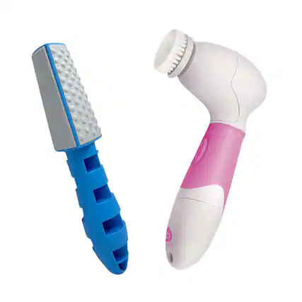 Front. Pursonic - Pursonic Advanced Facial and Body Cleansing Brush + 3 In 1 Callus Remover Bundle - Multicolor.