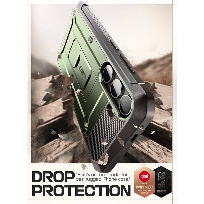 Here's our contender for best rugged iPhone case.

DROP PROTECTION

c|net WINNER MOST TOTAL FELT MILITARY UTECIO DROPPLD

c|net
WINNER
MOST TOTAL FEET DROPPED

MIL-STD-810G
MILITARY DROP TEST