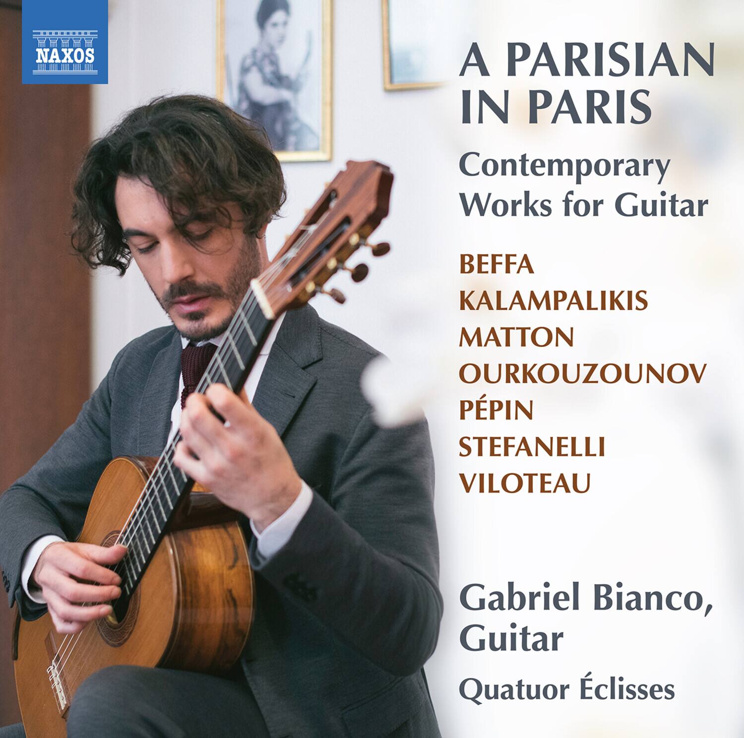 Gabriel Bianco - A Parisian in Paris - Contemporary Works for Guitar   - COMPACT DISCS [CD]