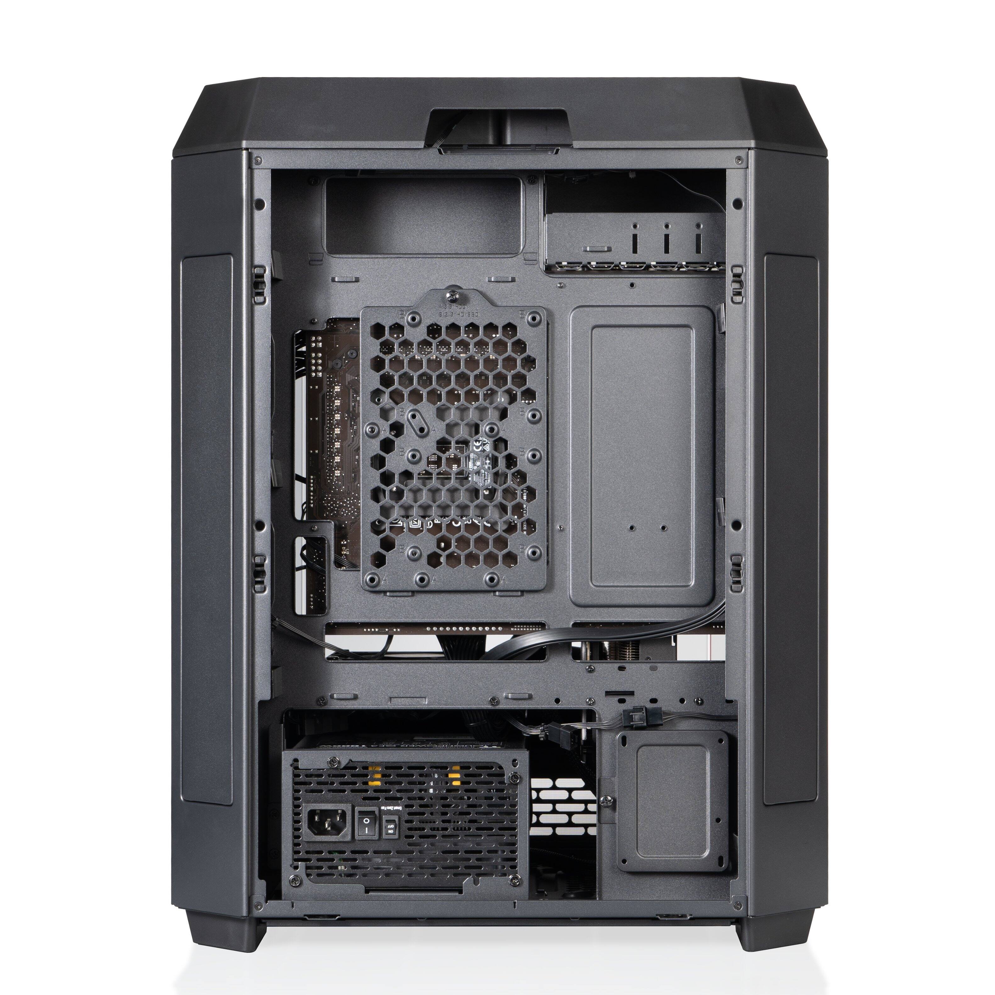 Alt View 9. Thermaltake - Reactor u2870T Gaming Desktop Intel Core Ultra 9 285K, 32GB Memory, NVIDIA GeForce RTX 5070 Ti, 2TB NVMe M.2 - Black.
