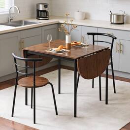 Kadyn - Dining Table SetDining Table Chairs Set3 Pieces Dining Set with 2 Chairs and Modern Kitchen Table for Small SpaceBrown - Brown