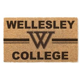 Jardine - Wellesley Blue 18" x 30" Team Logo Doormat - Brown