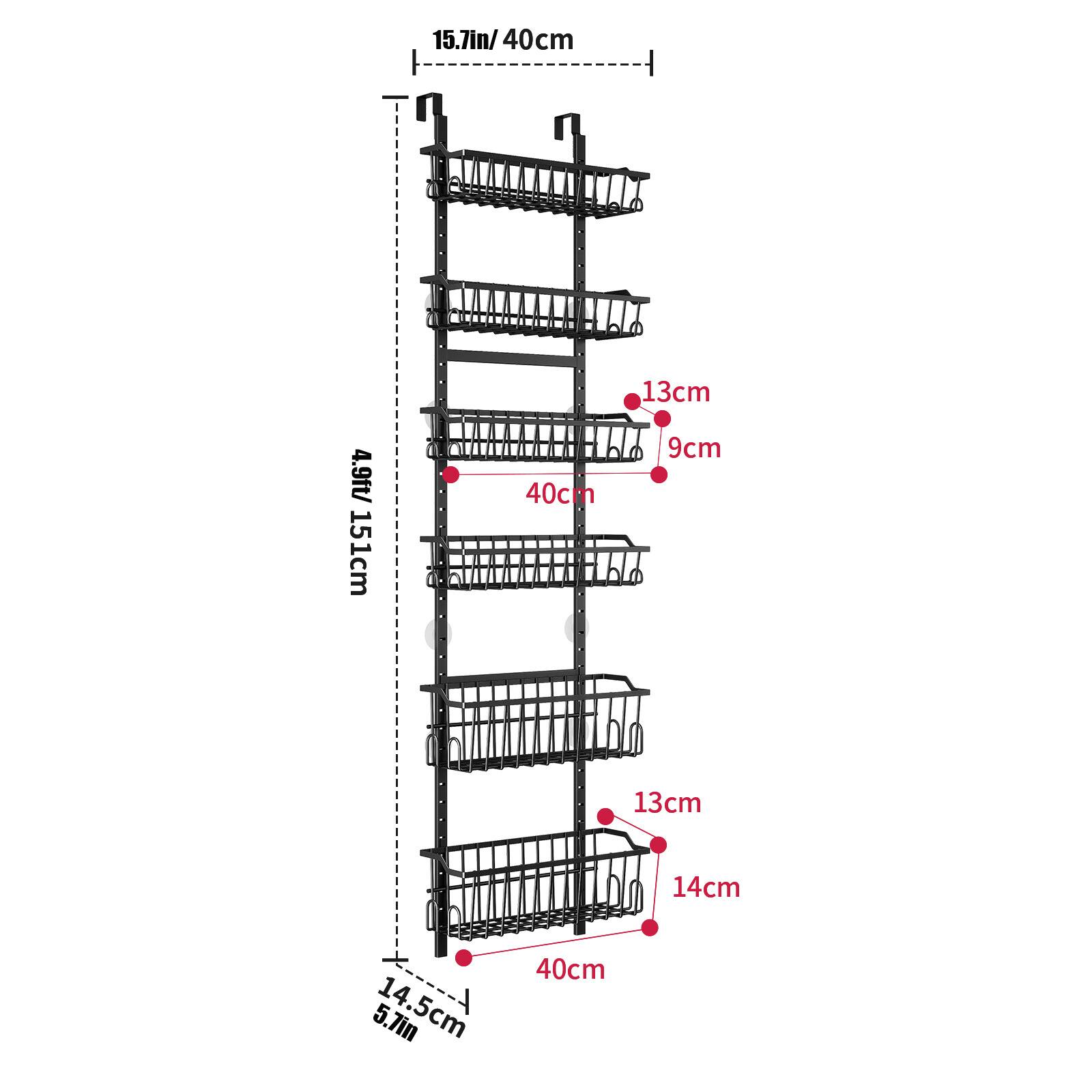 15.7in / 40cm  
4.9ft / 151cm  
13cm  
9cm  
13cm  
14cm  
5.7in / 14.5cm  
40cm
