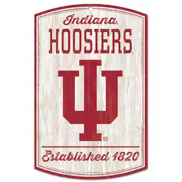 Indiana Hoosiers 11'' x 17'' Retro Decorative Sign