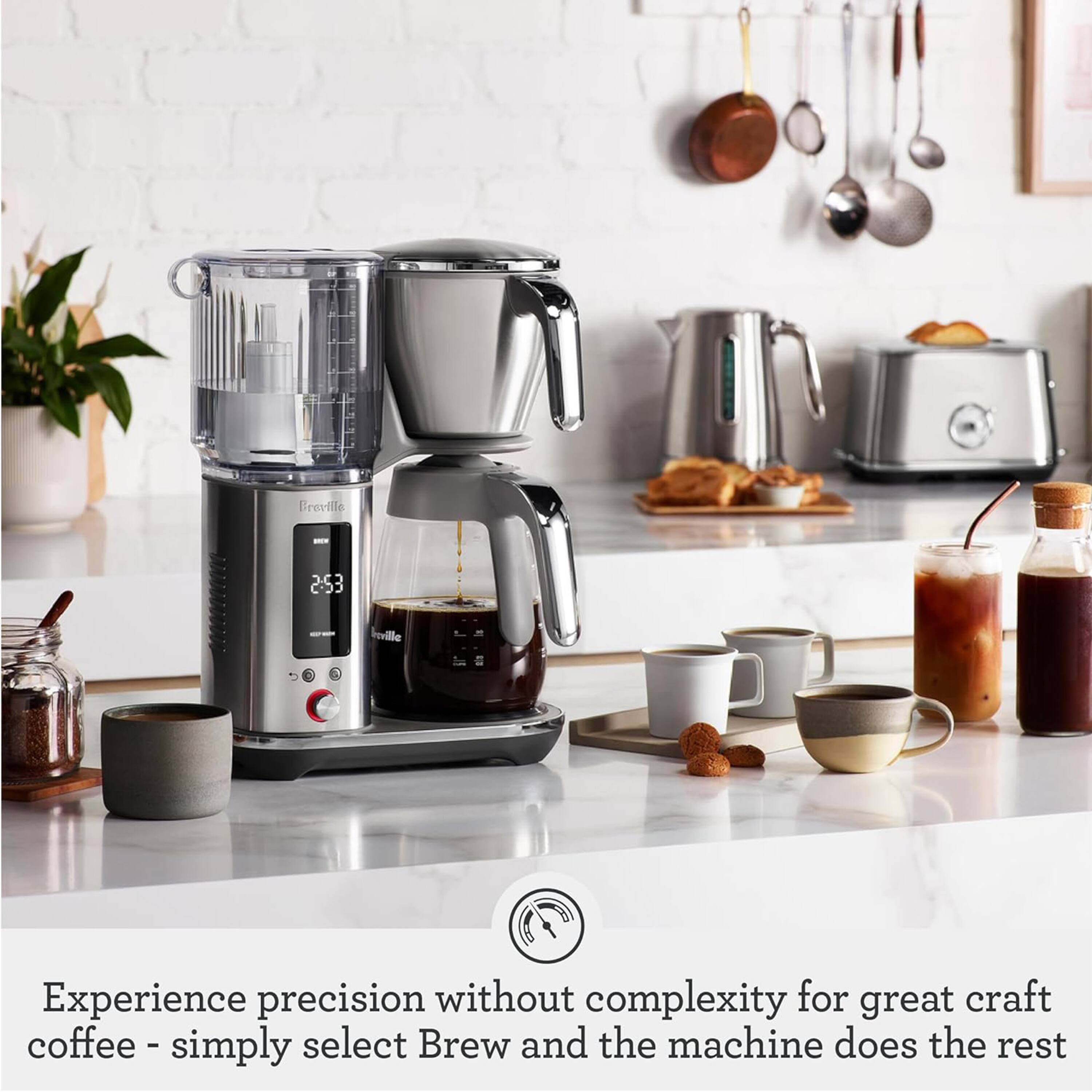 Freville 2:53  
Experience precision without complexity for great craft coffee - simply select Brew and the machine does the rest