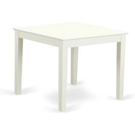 FurniFact - Square Dining Table - Linen White