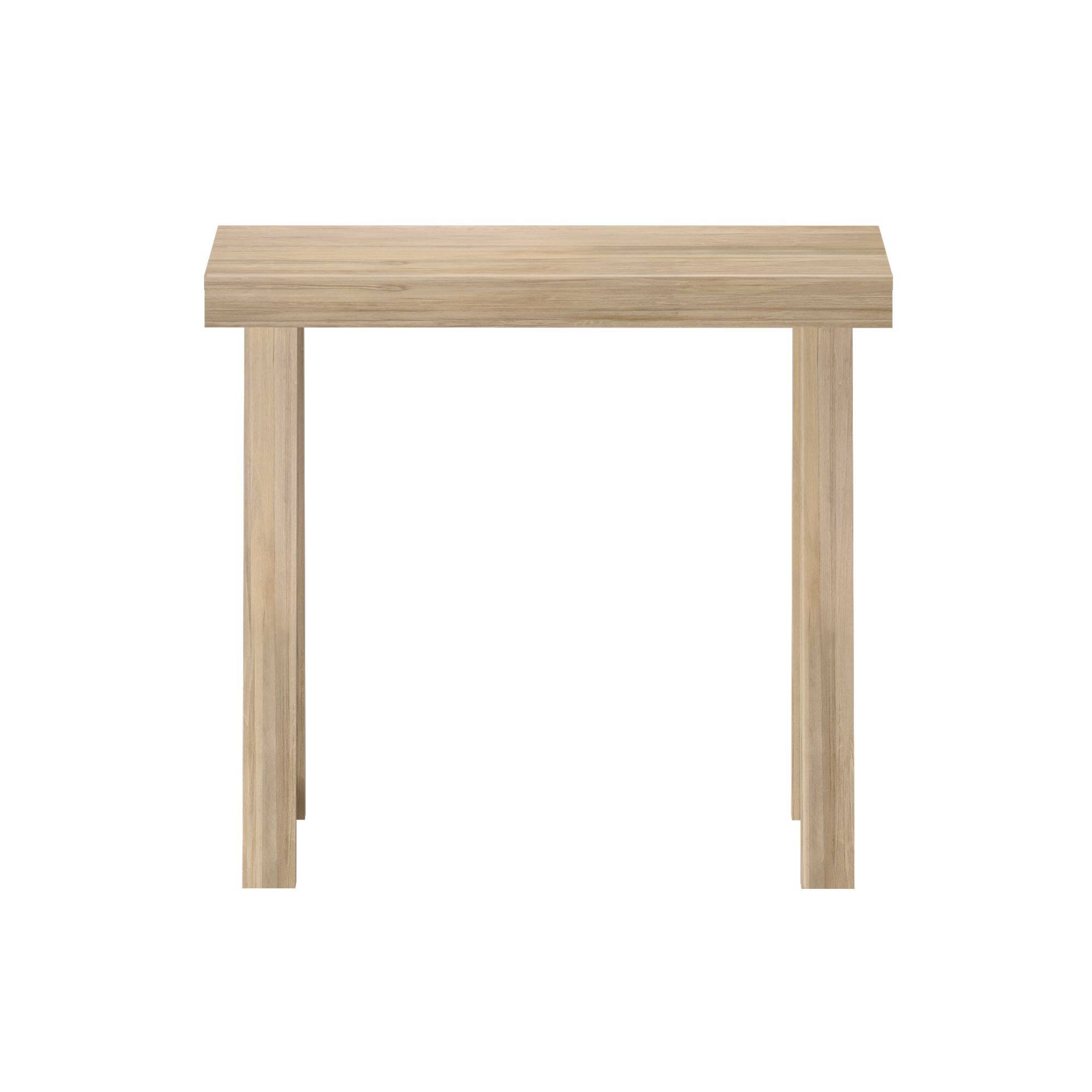 Alt View 3. Plank+Beam - Classic Console Table - 36 inches, Blonde - Blonde.