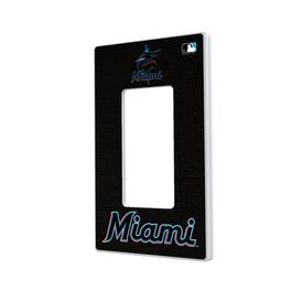Keyscaper - Miami Marlins Solid Single Rocker Light Switch Plate - Multicolor