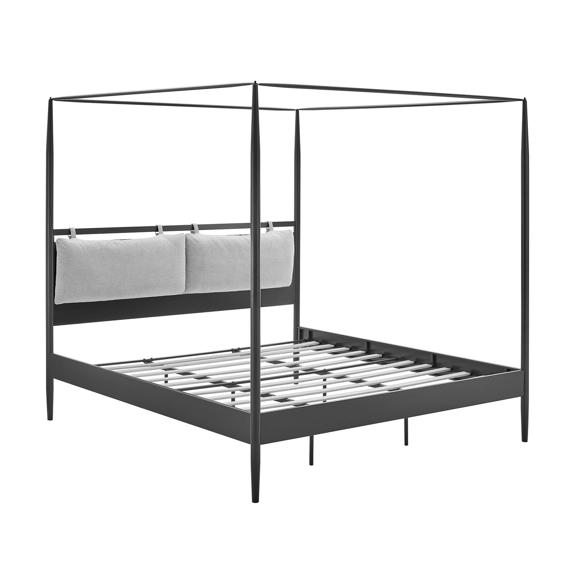 Alt View 1. Modway - Tracy King Bed - Gray.