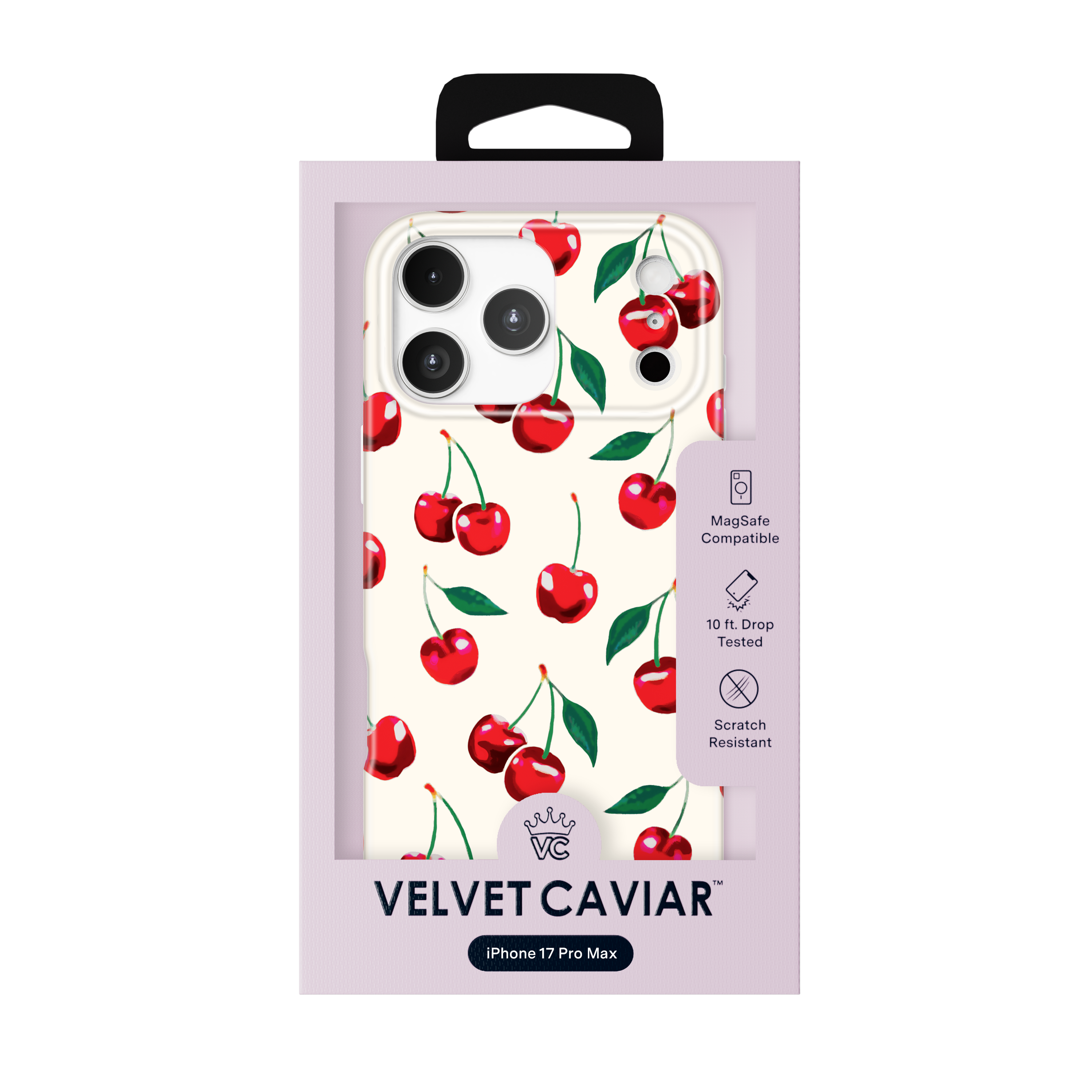 MagSafe Compatible 10 ft. Drop Tested Scratch Resistant VC - VELVET CAVIAR iPhone 17 Pro Max