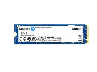 Kingston NV3 M.2 2280 500GB PCIe 4.0 x4 NVMe Internal Solid State Kingston NV3 M.2 2280 500GB PCIe 4.0 x4 NVMe Internal Solid State