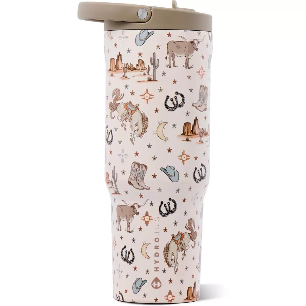 HydroJug - 32 oz Mesa BPA Free Sports Water Bottle w/Straw - Beige