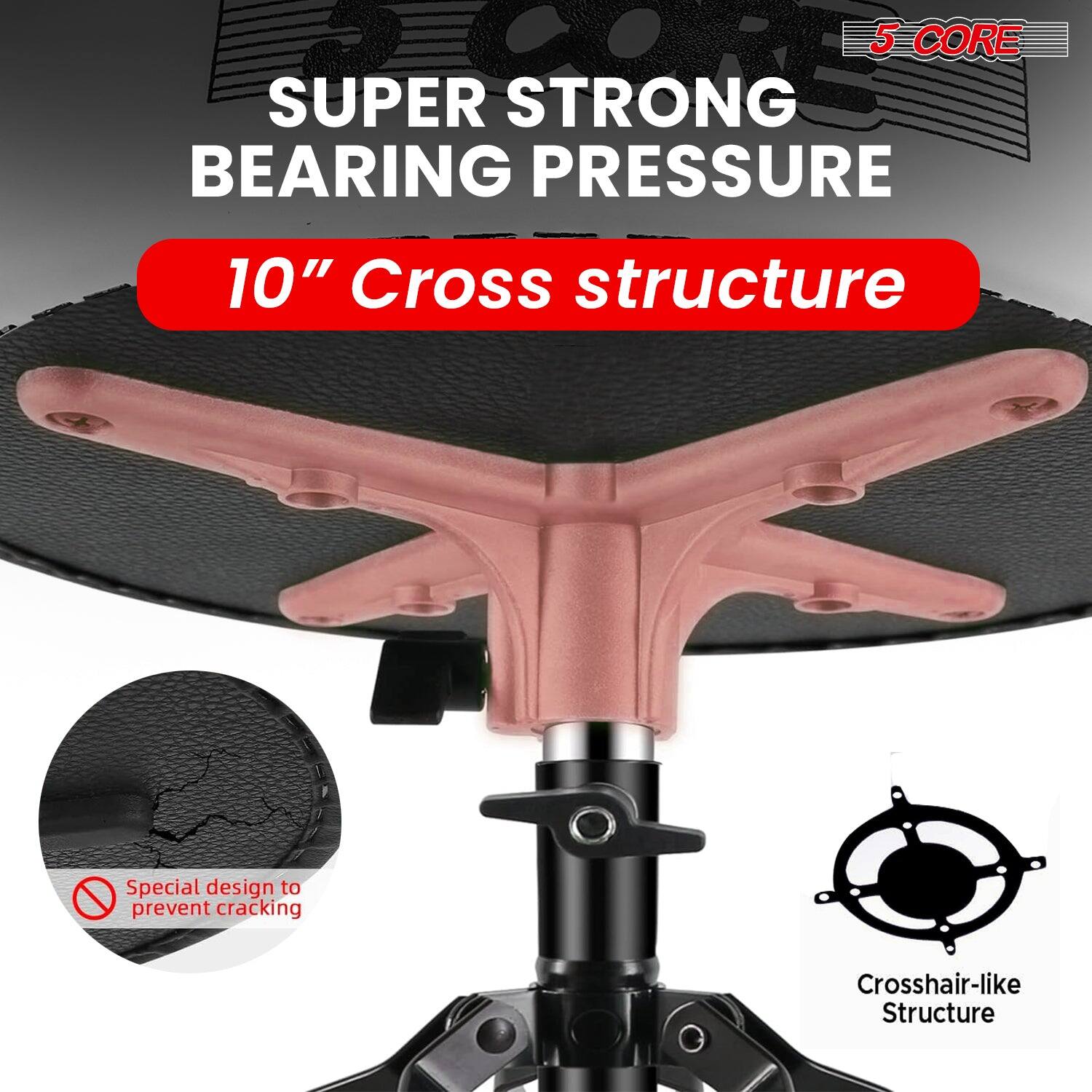 5 CORE  
SUPER STRONG BEARING PRESSURE  
10" Cross structure  

Special design to prevent cracking  

Crosshair-like Structure