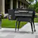 Alt View 4. KingChii - KingChii 456 SQ.IN Wood Pellet Grill Smoker with Auto Temperature Control for Outdoor RV BBQ in Black - Black.