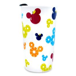 Disney - Mickey Mouse Fresh Fruit Ceramic Travel Mug With Lid | Holds 10 Ounces - Blue