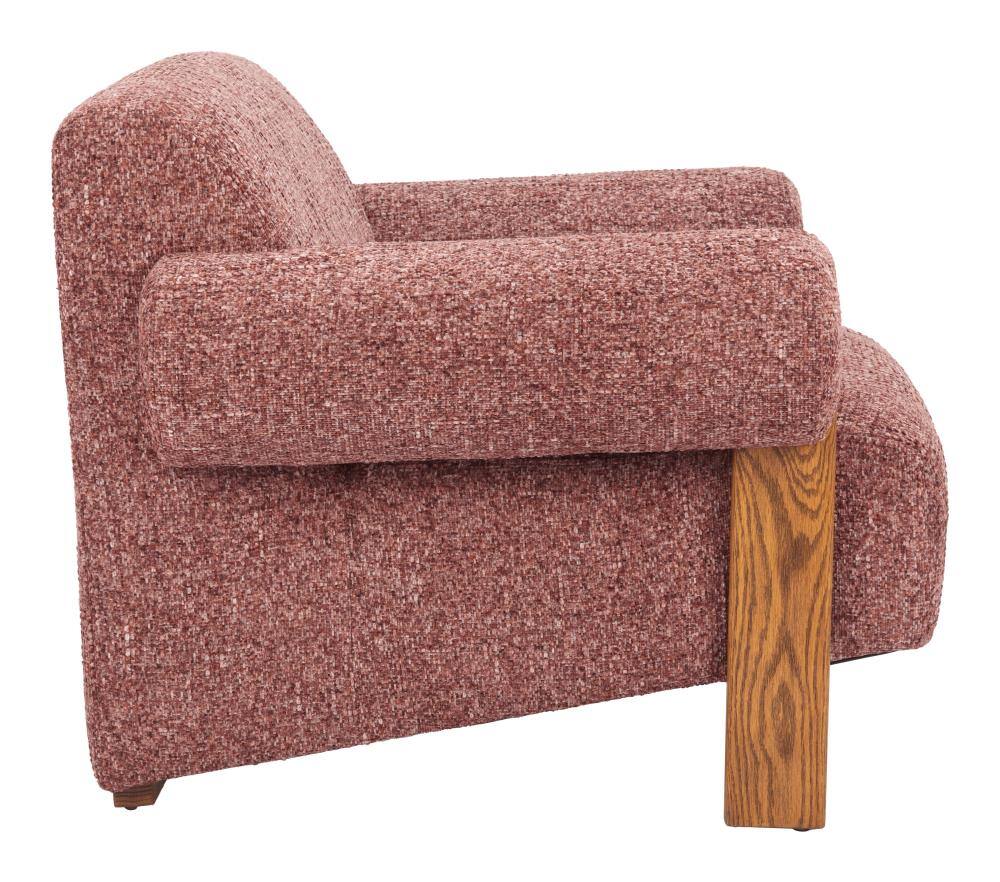 Back. Hivvago - Verity Accent Chair Copper - Copper.