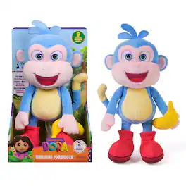 Spin Master - Nickelodeon Dora Bananas For Boots Interactive Plush Toy - Blue