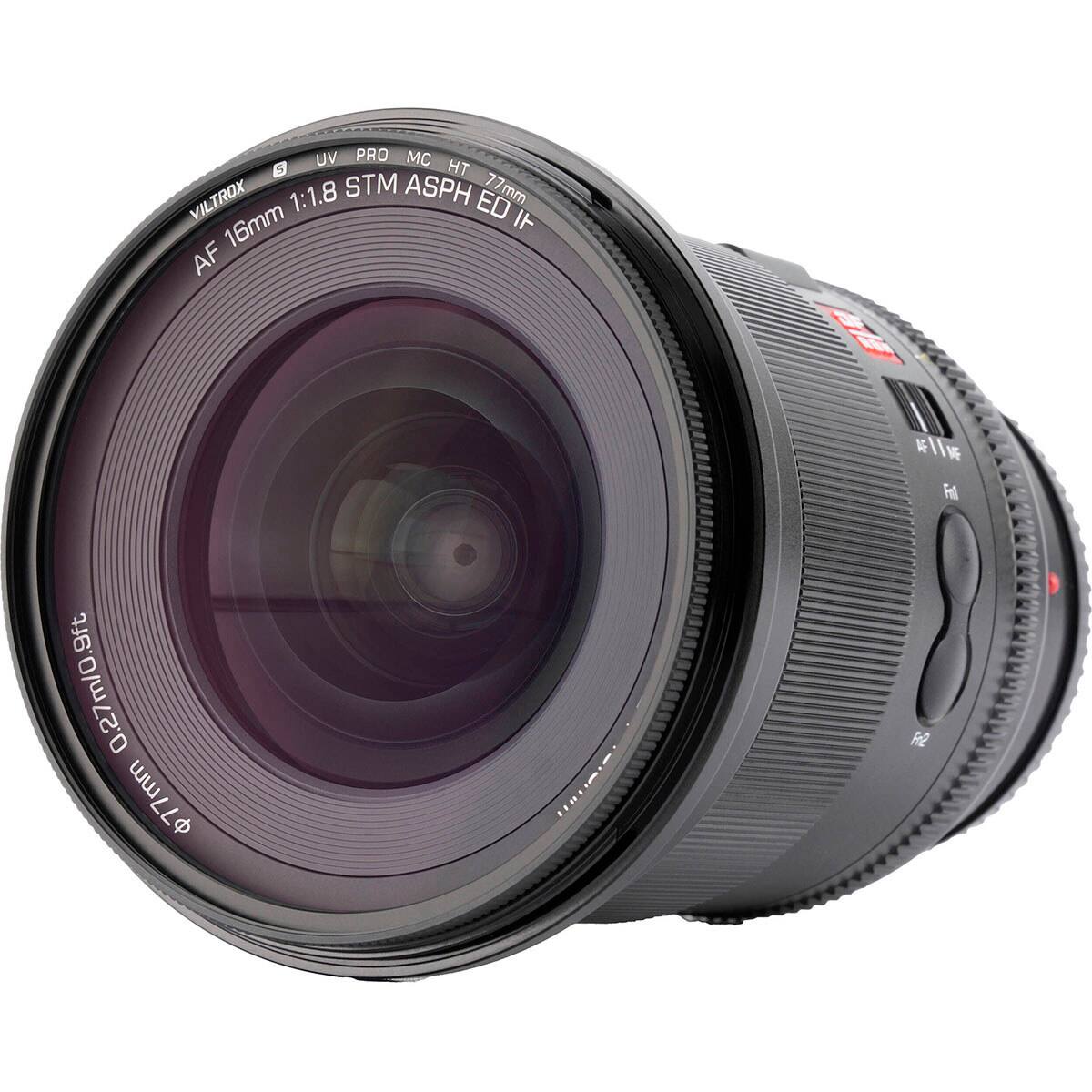 UV PRO MC HT 1:1.8 STM ASPH ED IF 77mm VILTROX 16mm AF