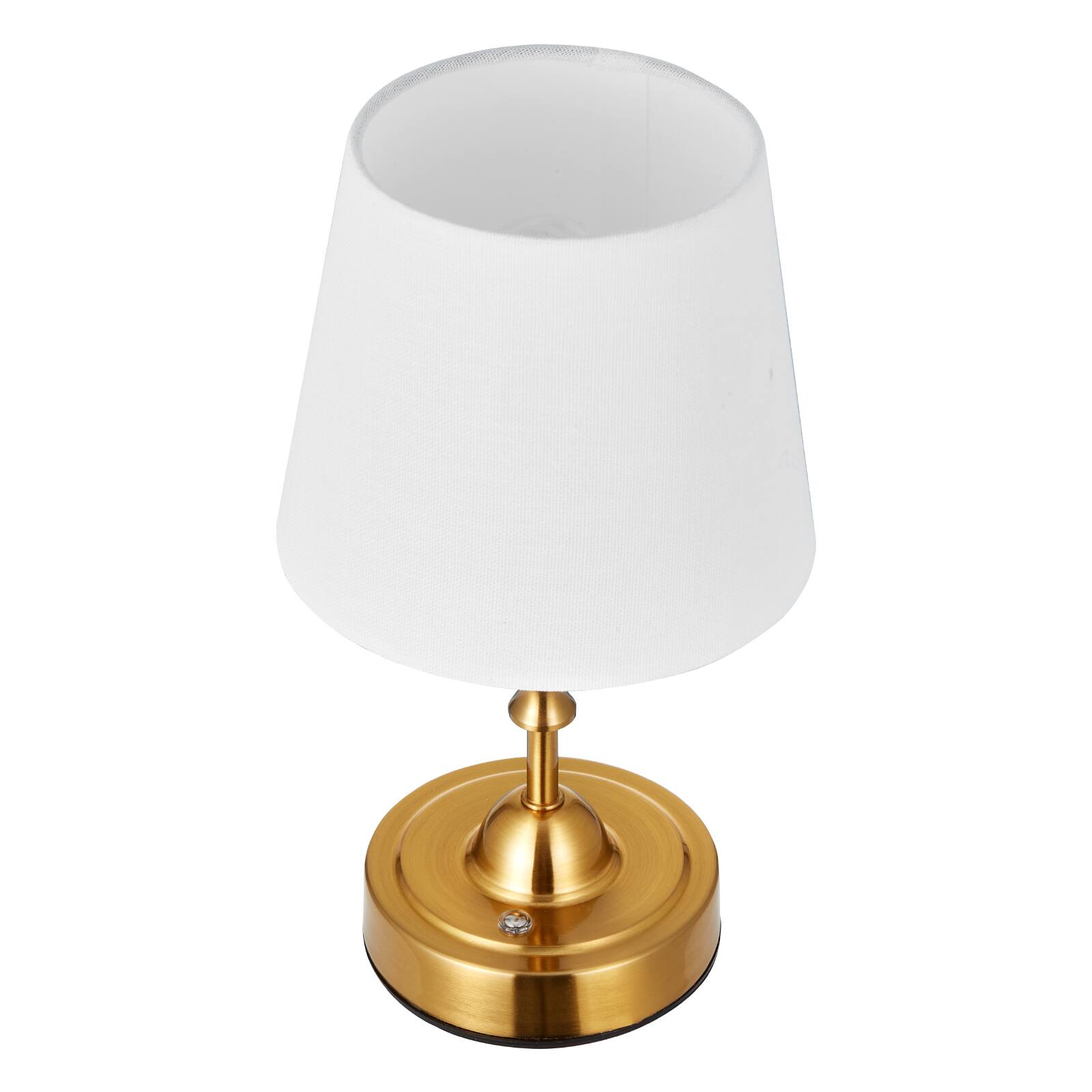 Alt View 5. VEVOR - Cordless Table Lamp, 5200mAh Built-in Rechargeable Battery Small Desk Lamp, 3-Level Brightness, Fabric Shade - Gold.