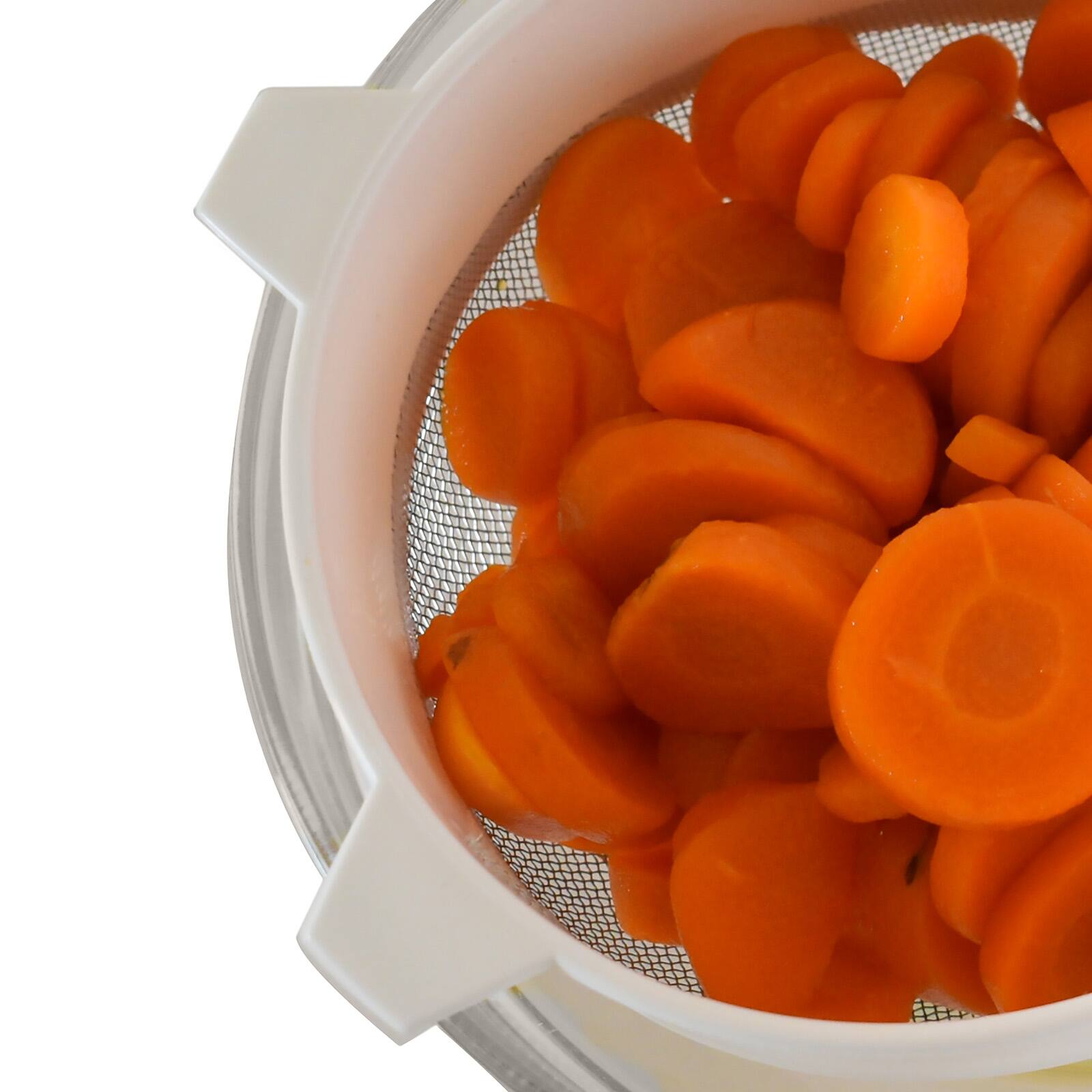 Alt View 4. Norpro - Mesh Strainer with Stainless Steel Basket, 7-Inch - Silver.