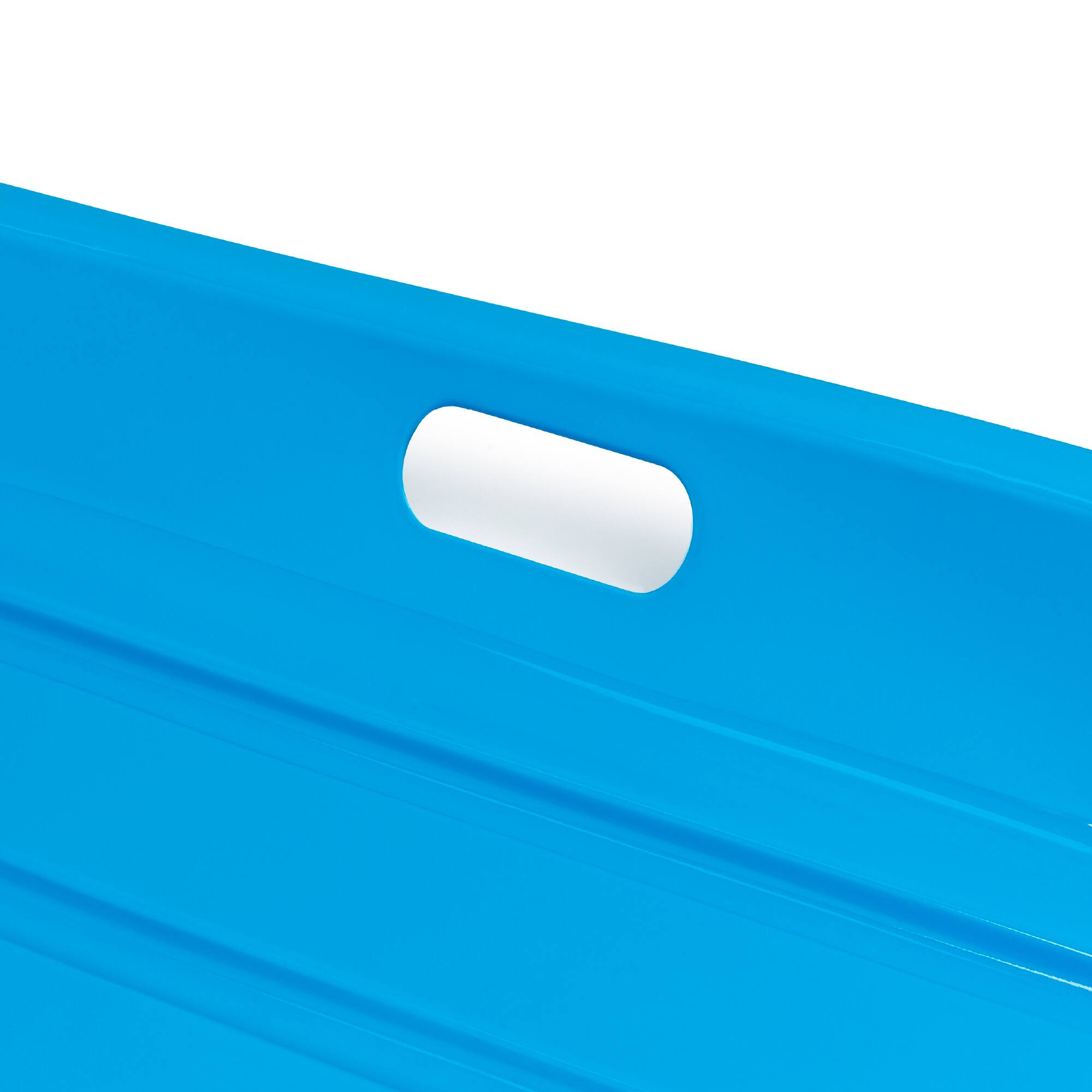 Alt View 3. Best Choice Products - Best Choice Products 35in Kids Outdoor Plastic Sport Toboggan Winter Snow Sled Board w/ Pull Rope, 2 Handles - Ice Blue - Ice Blue.