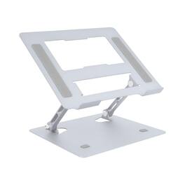 HongFei - Ergonomic Laptop Stand for Desk, Adjustable Fits All Laptops and Notebooks up to 17 Inch Aluminum Alloy, Steel - Silver