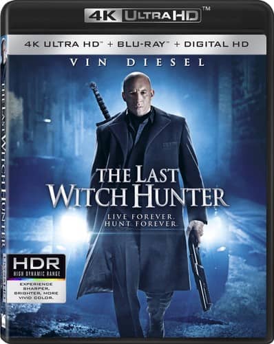 Front. The Last Witch Hunter   - 4K Blu-Ray.