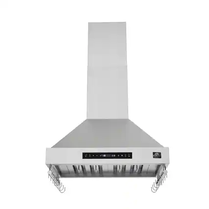 Front. Forno Appliances - Venezia 30" Wall-Mounted Range Hood with Touch Controls and Baffle Filters - Stainless Steel.