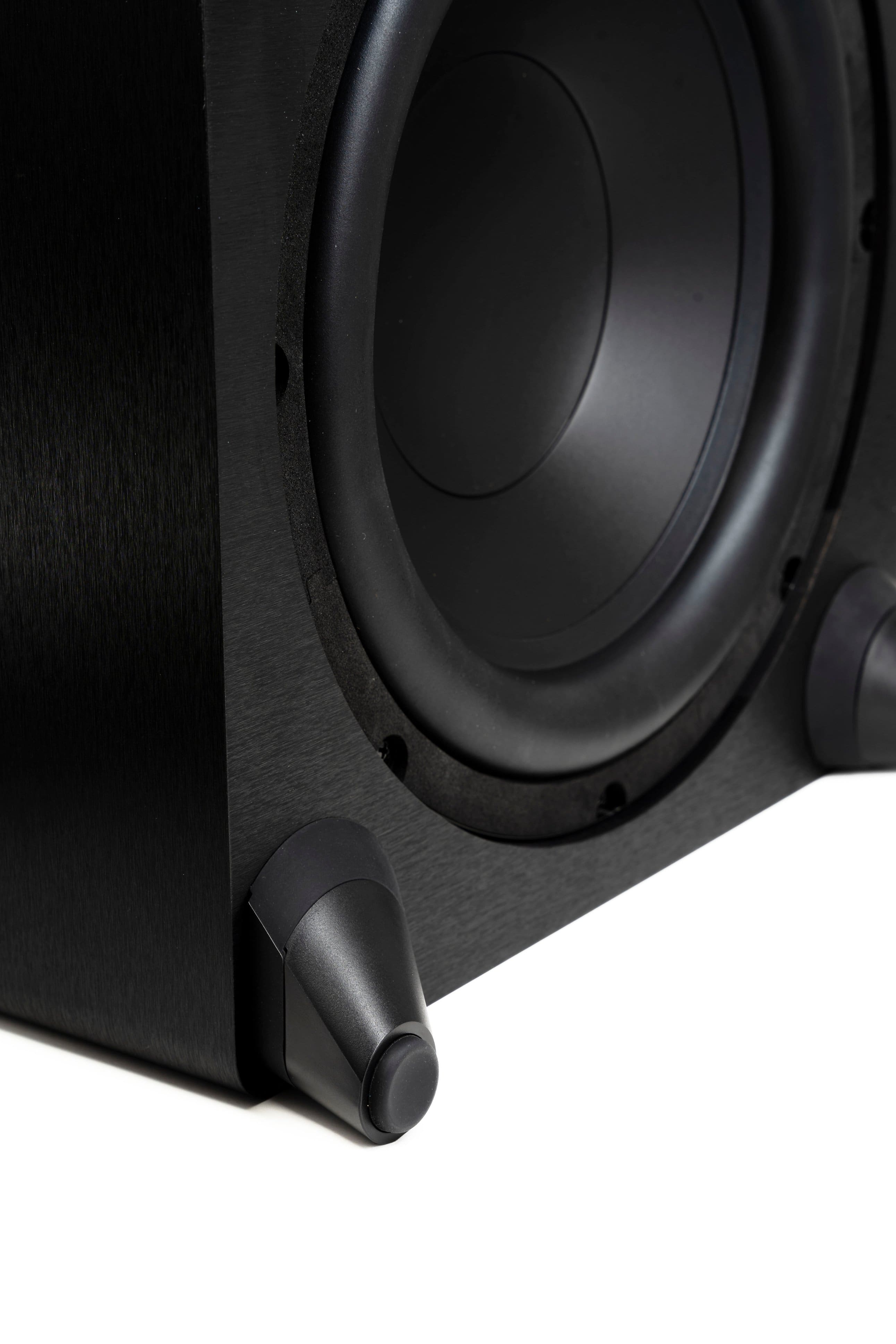 Alt View 15. MartinLogan - Dynamo Foundation 12, 12” Sealed, Powered Subwoofer, with Magnitude MT-700 Amplifier, DSP-Optimized, and Wireless Ready - Brushed Black.