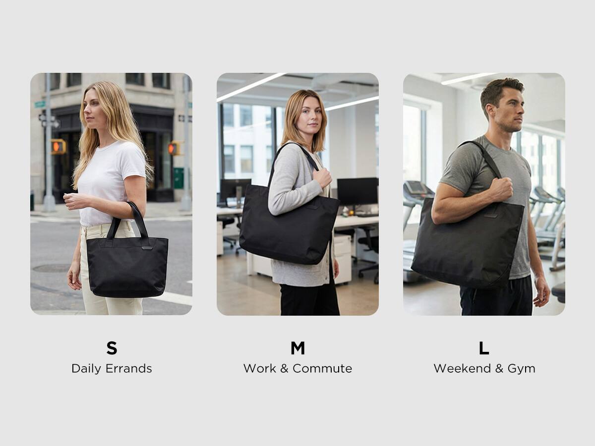 S Daily Errands  
M Work & Commute  
L Weekend & Gym