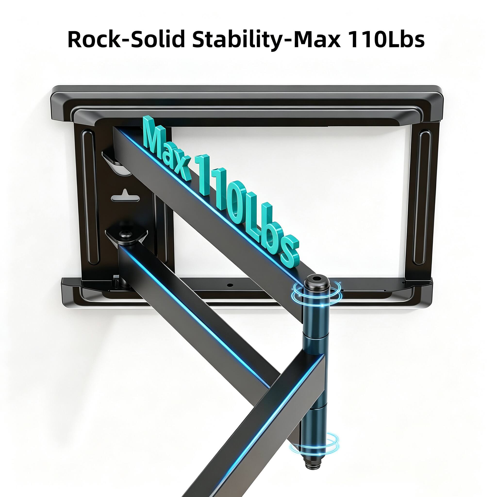 Rock-Solid Stability - Max 110Lbs
