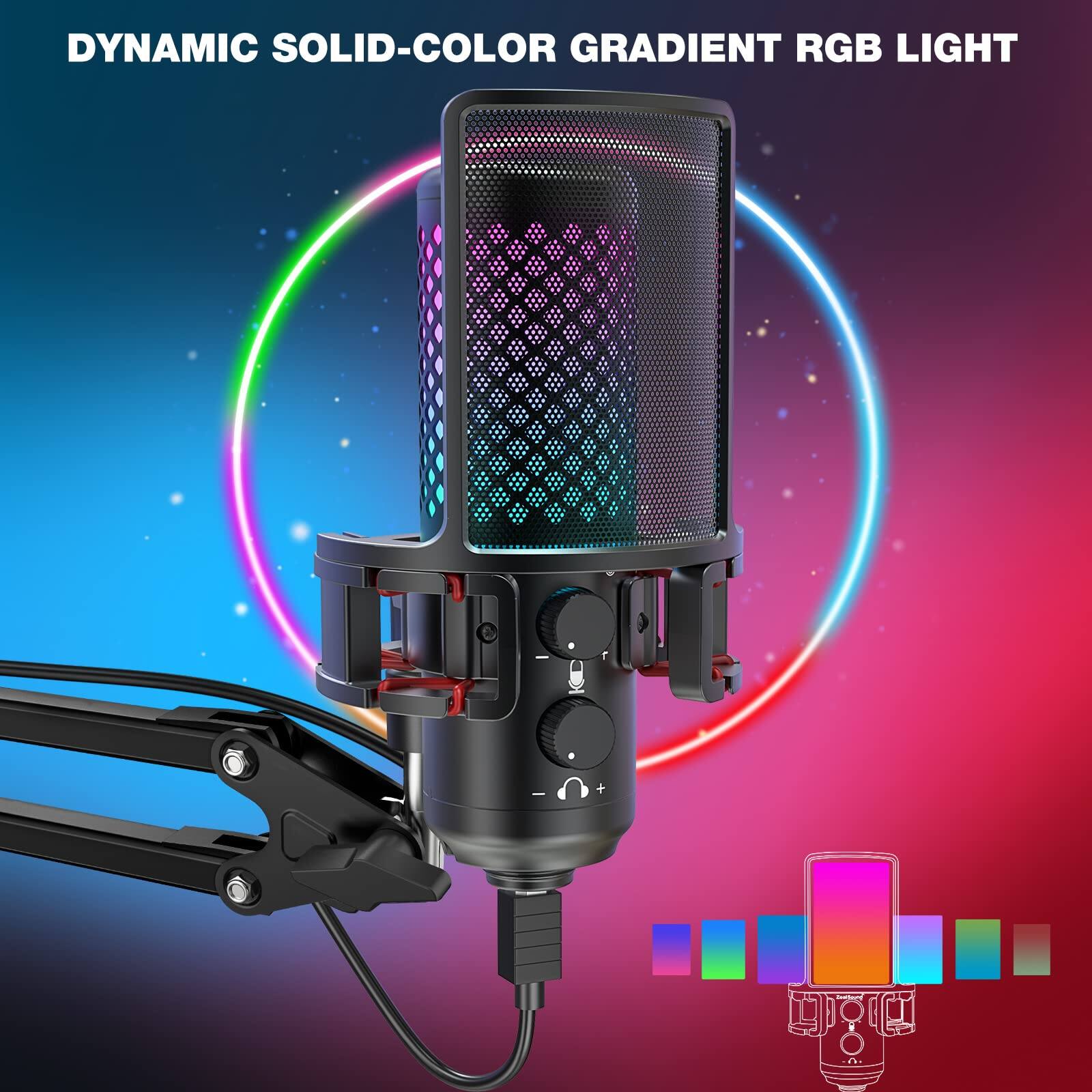 DYNAMIC SOLID-COLOR GRADIENT RGB LIGHT
