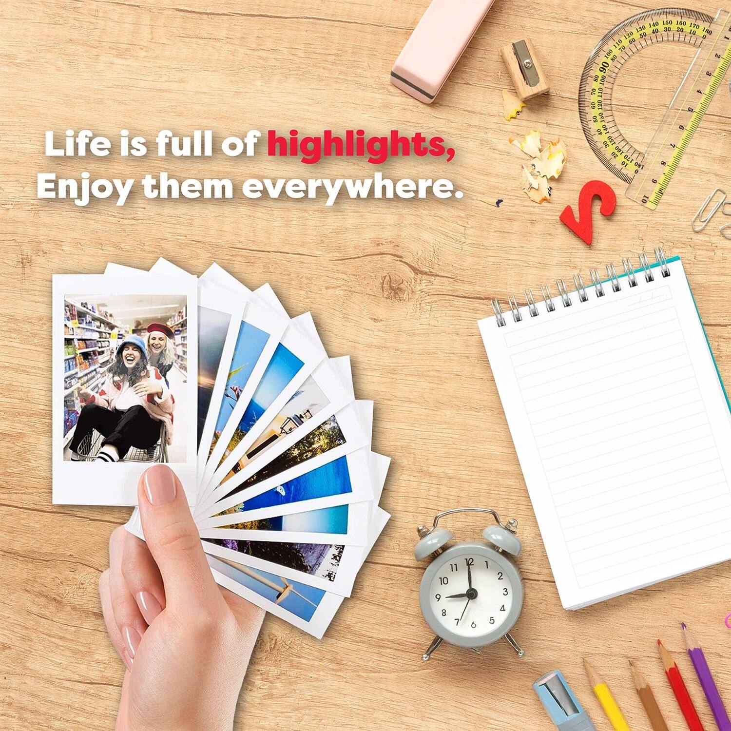 Life is full of highlights, Enjoy them everywhere.