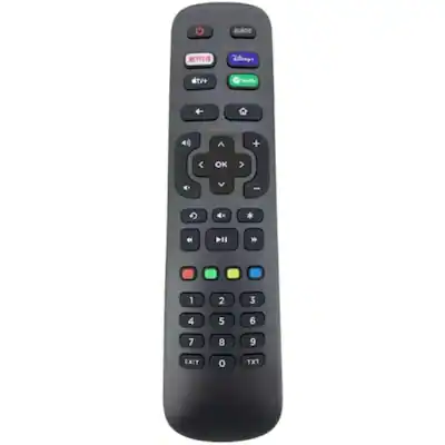 Home Collection Universal TV Remote with Number Pad for Roku, TCL, LG ...