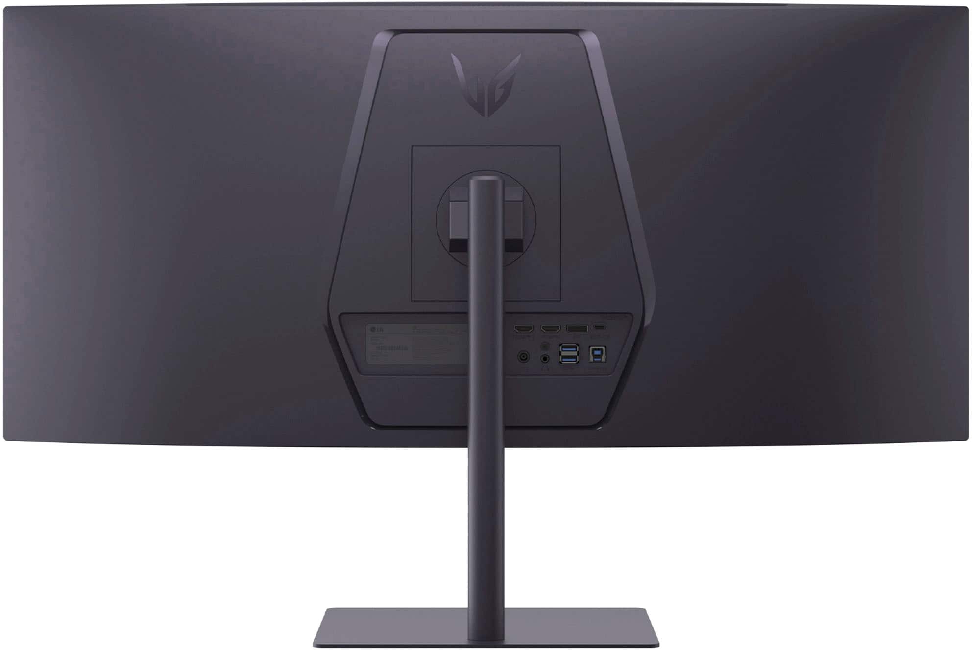 Alt View 7. LG - UltraGear 34" WQHD 240Hz 1ms FreeSync Premium Gaming Monitor with DisplayHDR 400 (HDMI, DisplayPort, USB-C) - Black.