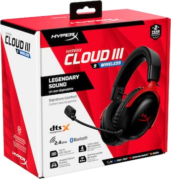 HyperX Cloud III S Wireless Gaming Headset for PC, PS5, PS4 HyperX Cloud III S Wireless Gaming Headset for PC, PS5, PS4