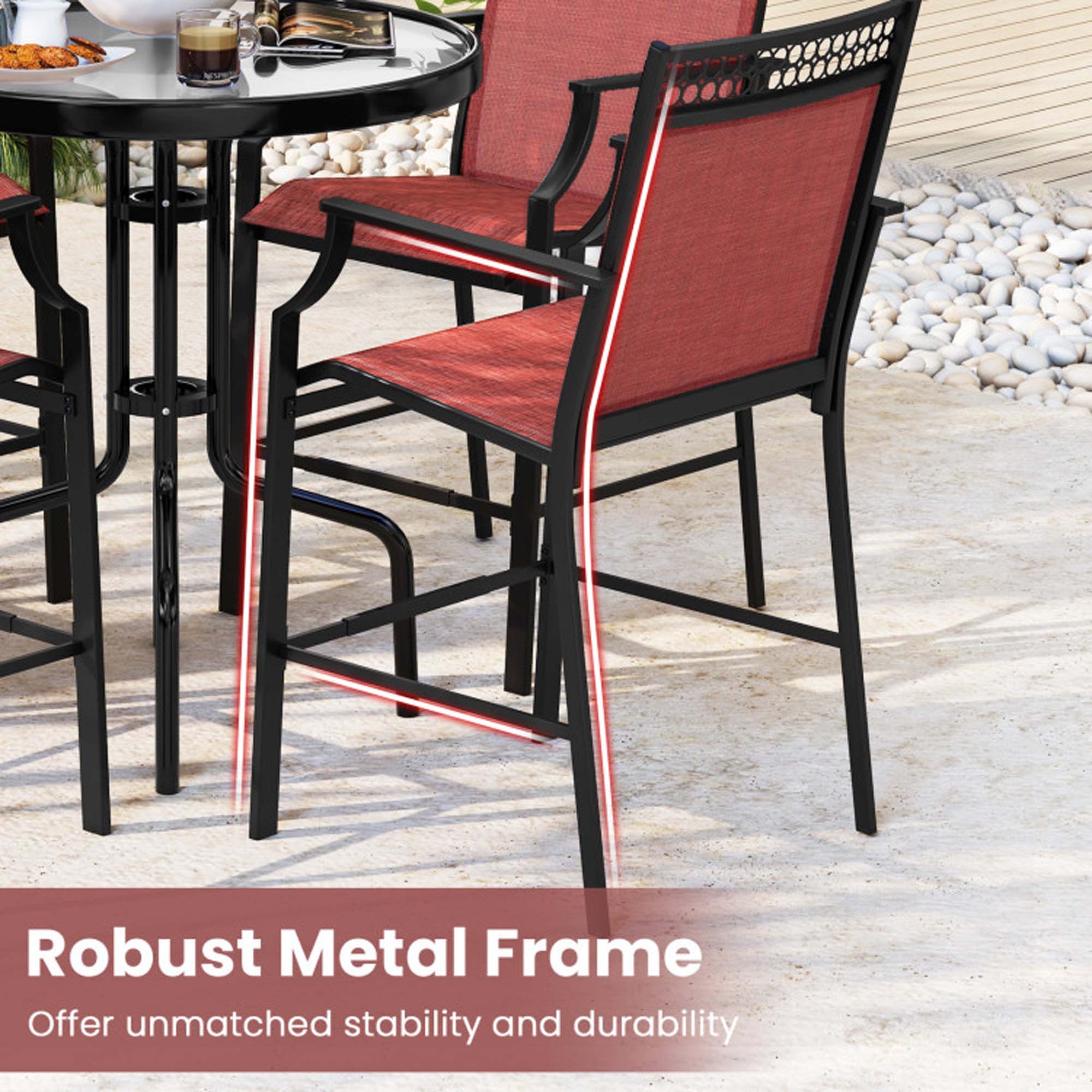 Robust Metal Frame  
Offer unmatched stability and durability