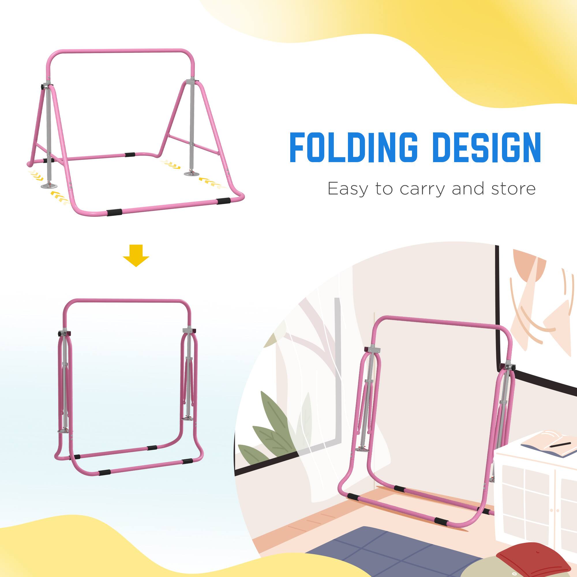 FOLDING DESIGN  
Easy to carry and store