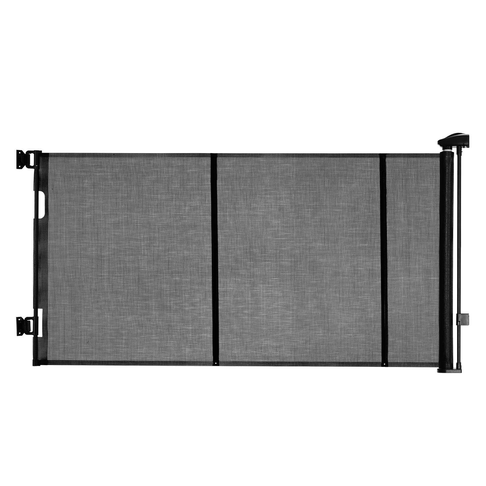 Alt View 5. VEVOR - Retractable Baby Gate, Extends to 122 inch Extra Wide, 31.3 inch Tall, with Reinforced Fiberglass Strips.