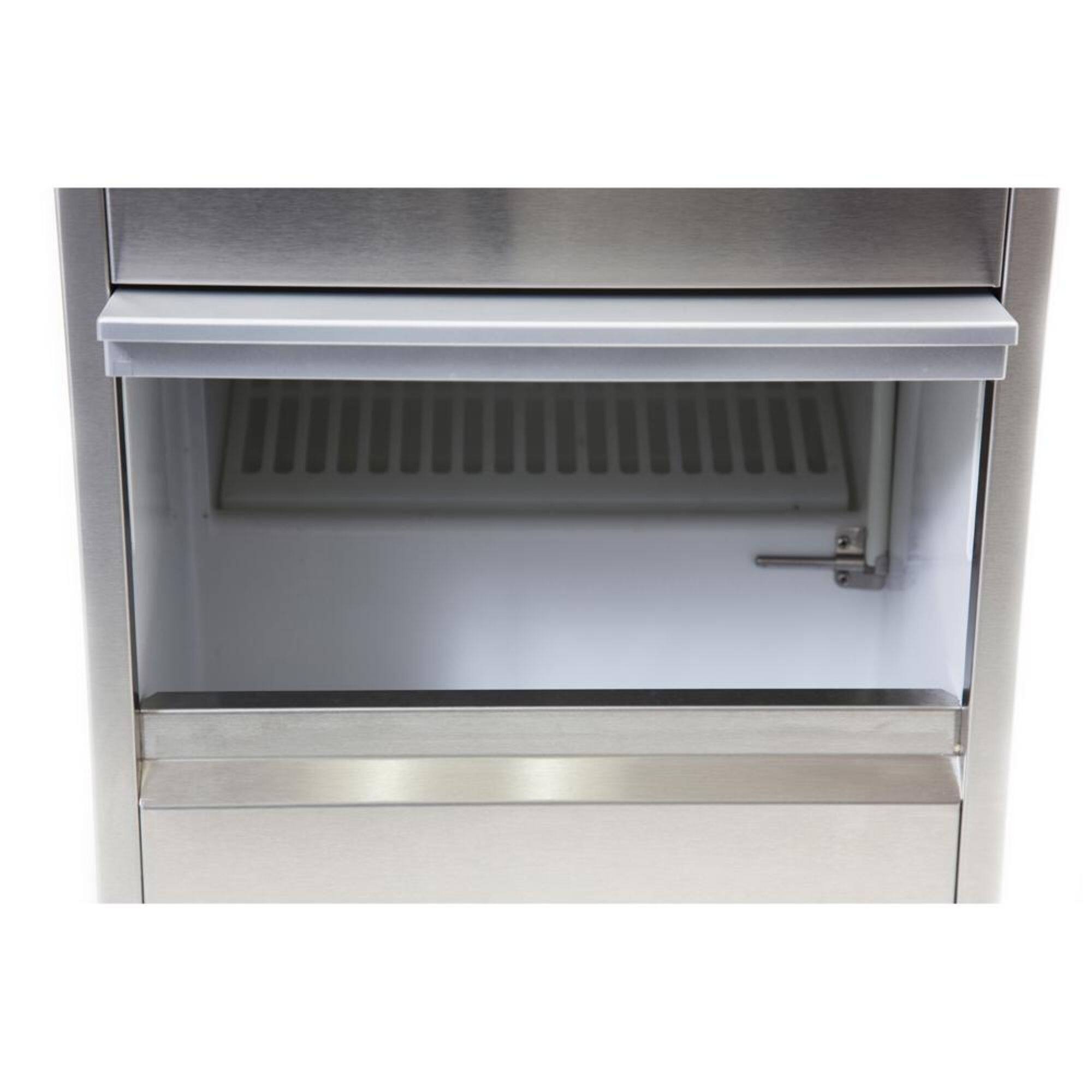 Back. Whynter - 15" 44-Lb. Freestanding Icemaker - Stainless Steel.