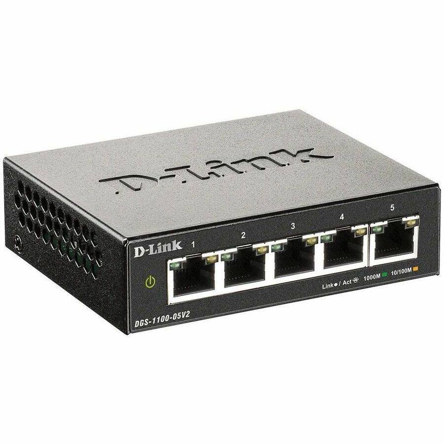 D-Link  
DGS-1100-05V2  

1 2 3 4 5  

Link/Act 1000M 10/100M