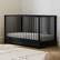 Angle. Graco - Teddi 5-in-1 Convertible Crib with Drawer - Black.