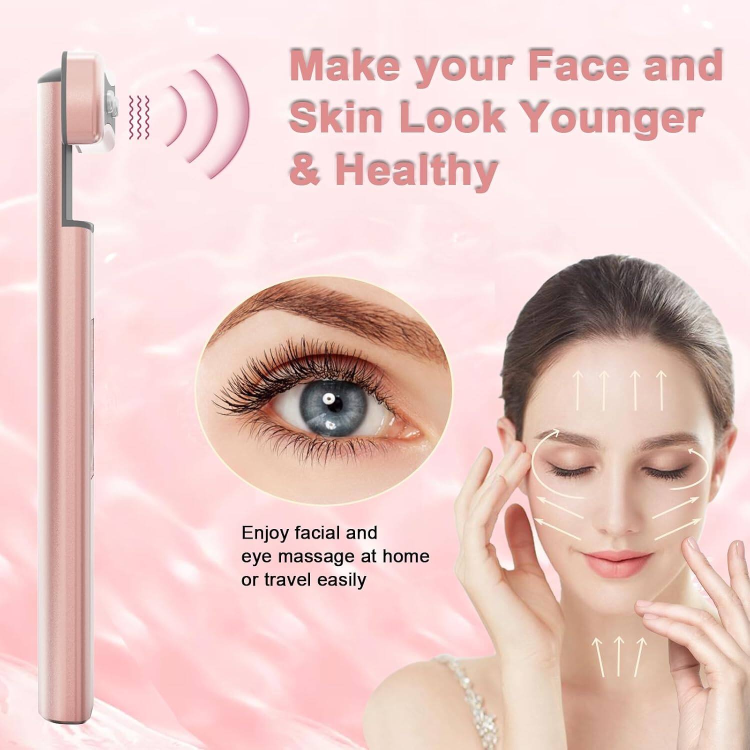 Make your Face and Skin Look Younger & Healthy

Enjoy facial and eye massage at home or travel easily