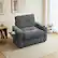 Angle. Dyonery - Dyonery Sleeper Sofa Bed Chair, 3-in-1 Convertible Reclining Sofa Chair with Pull Out Couch Bed, Adjustable Backrest - Grey.