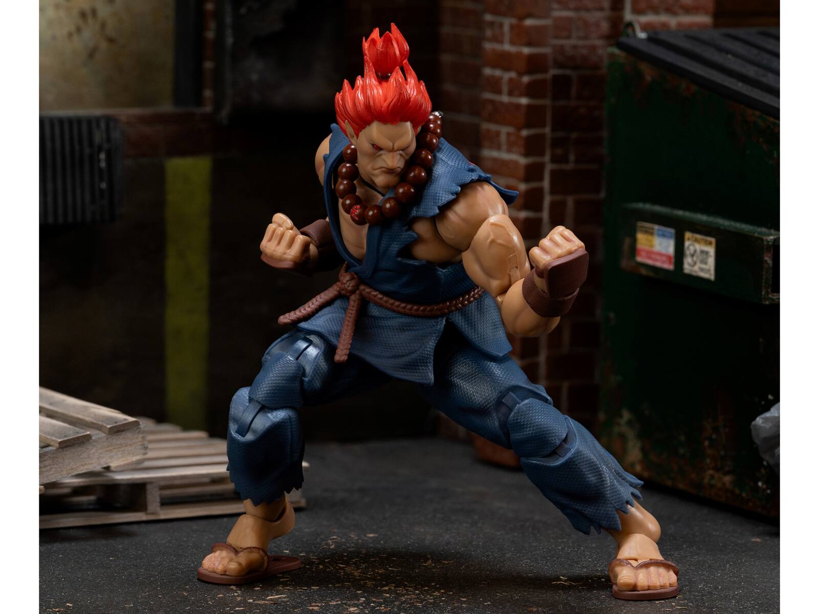 Alt View 4. Jada - Akuma 6" Moveable Figure with Accessories and "Ultra Street Fighter II: The Final Challengers" (2017) Video Game by Jada.