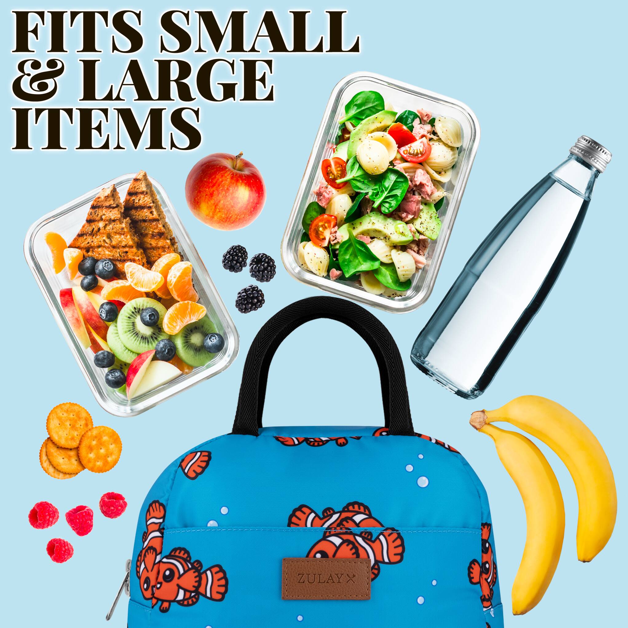 FITS SMALL & LARGE ITEMS

ZULAY